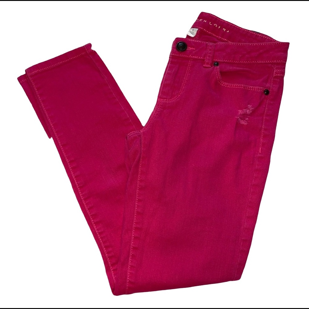 Lauren Conrad  Pink Skinny Jeans 4
